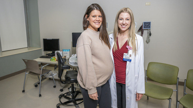 Provider with pregnant woman