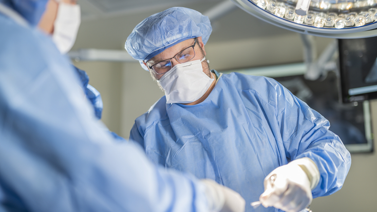 Surgeons in operating room
