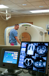 OSF St Mary Medical Center Technician With Ct Scanner