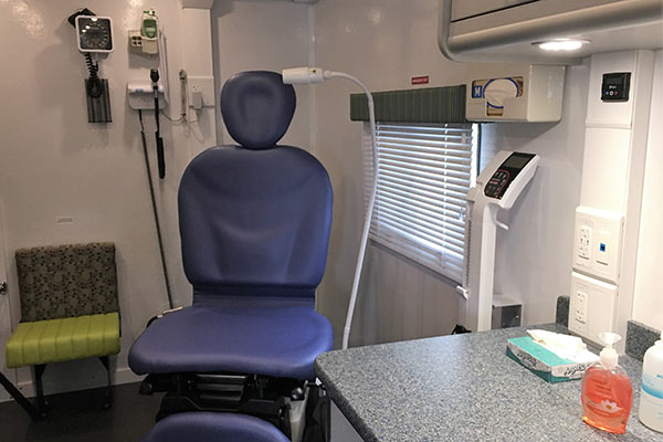 Inside view of King Care-A-Van van