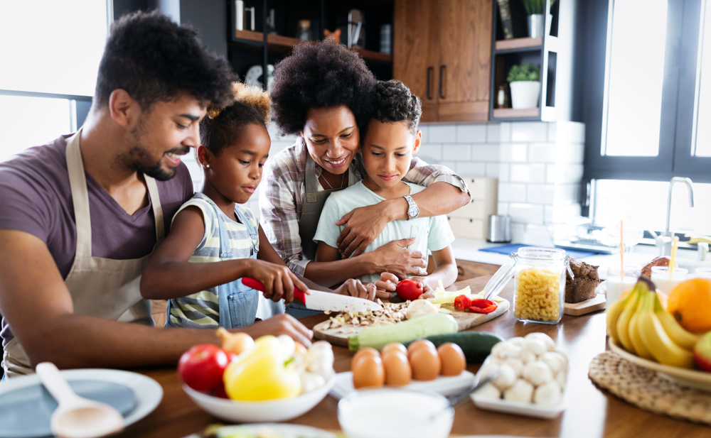 Family Cooking Meal