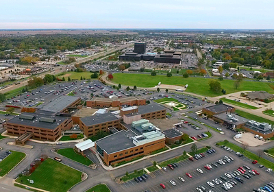2018 OSF St. Joseph Medical Center Bloomington aerial