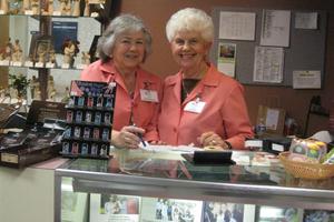 OSF Holy Family Volunteers Judy Muhleman And Marcia Reichow