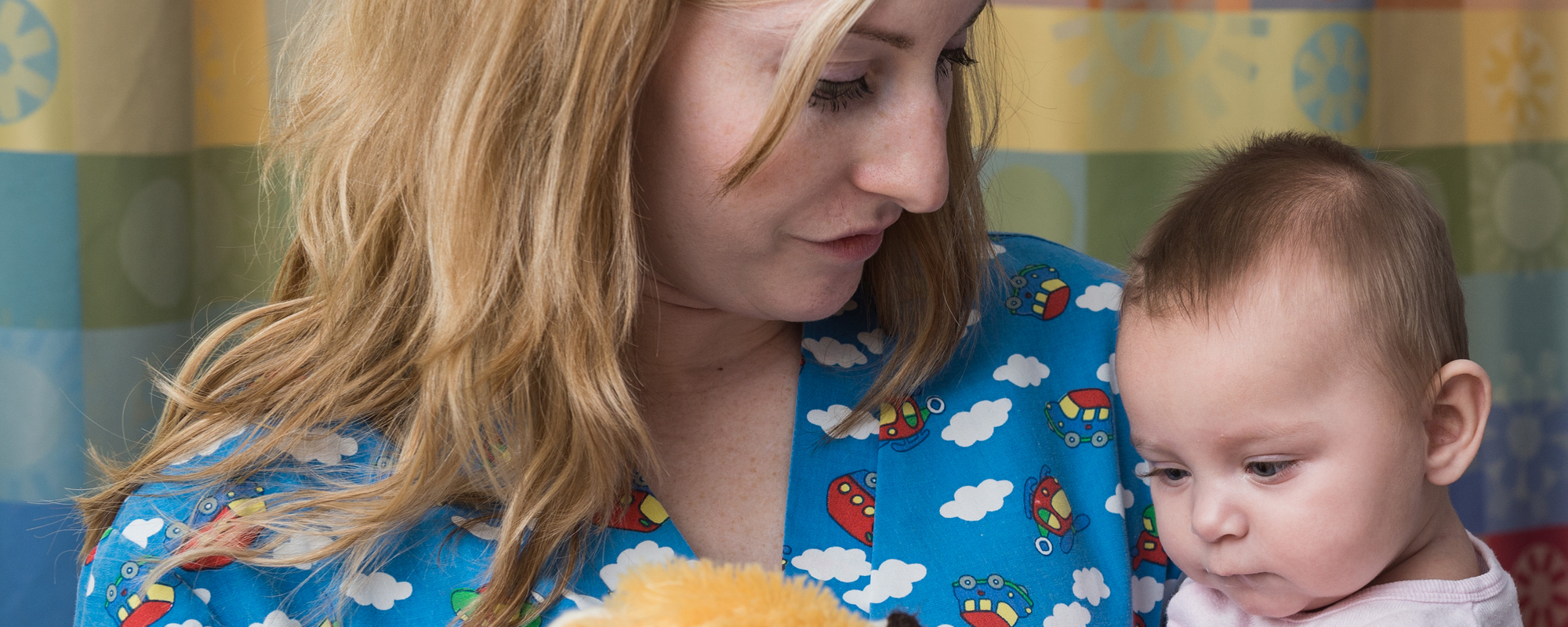 Children's Hospital of Illinois nurse with baby