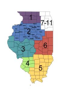 Illinois Department of Public Health EMS Map