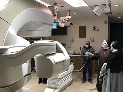 2021 OSF St. Joseph Medical Center cancer center blessing