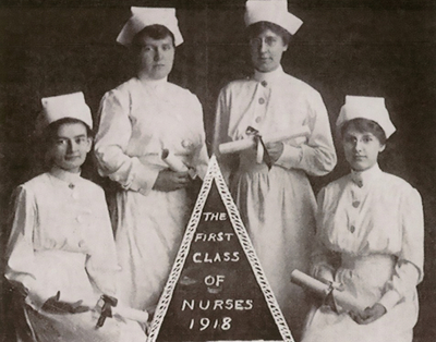 1918 First class of nurses in Rockford