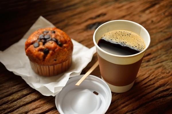 Coffee and a muffin