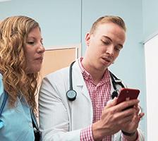 OSF physicians using smartphone app