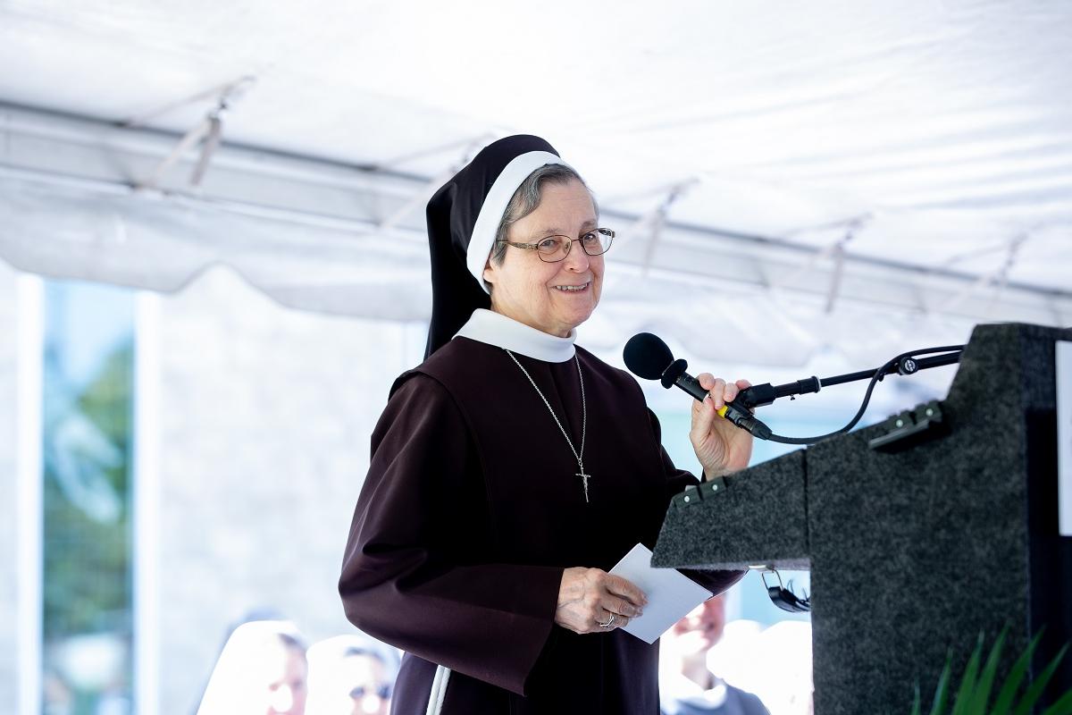 Foundation Sister Judith Ann Podium