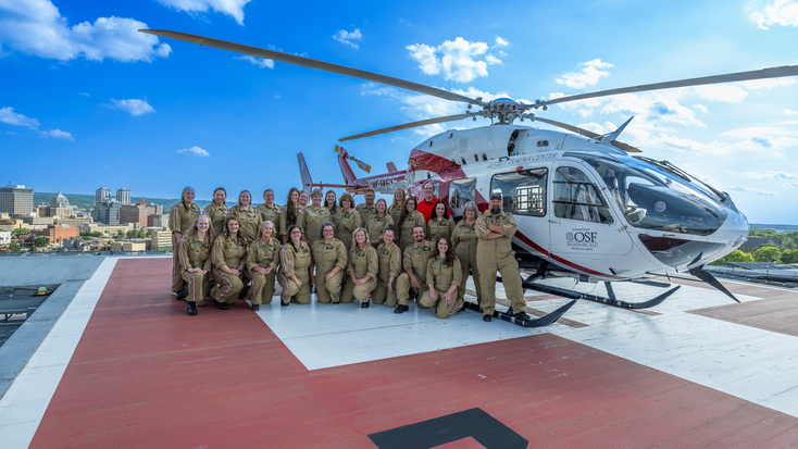 NICU Transport Lifeflight Team Photo