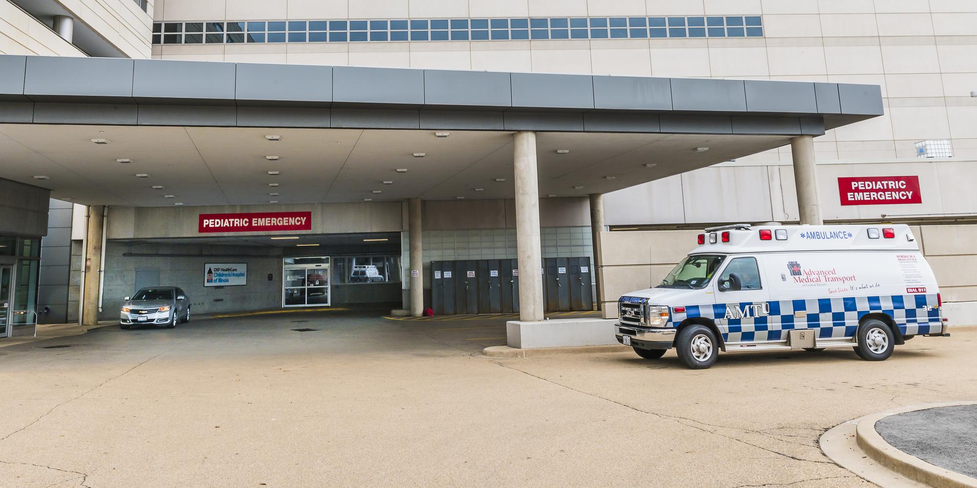 Children's Hospital Pediatric Emergency Entrance Peoria