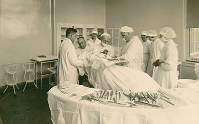 1920s Ryburn Memorial Hospital surgery