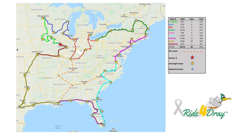 Foundation Ride 4 Dray Map