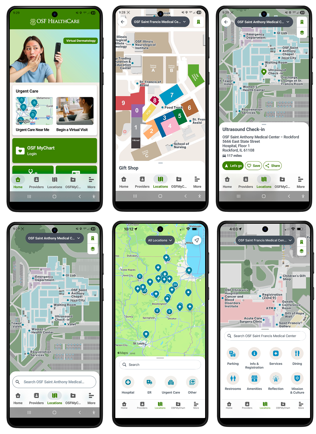 OSF App features