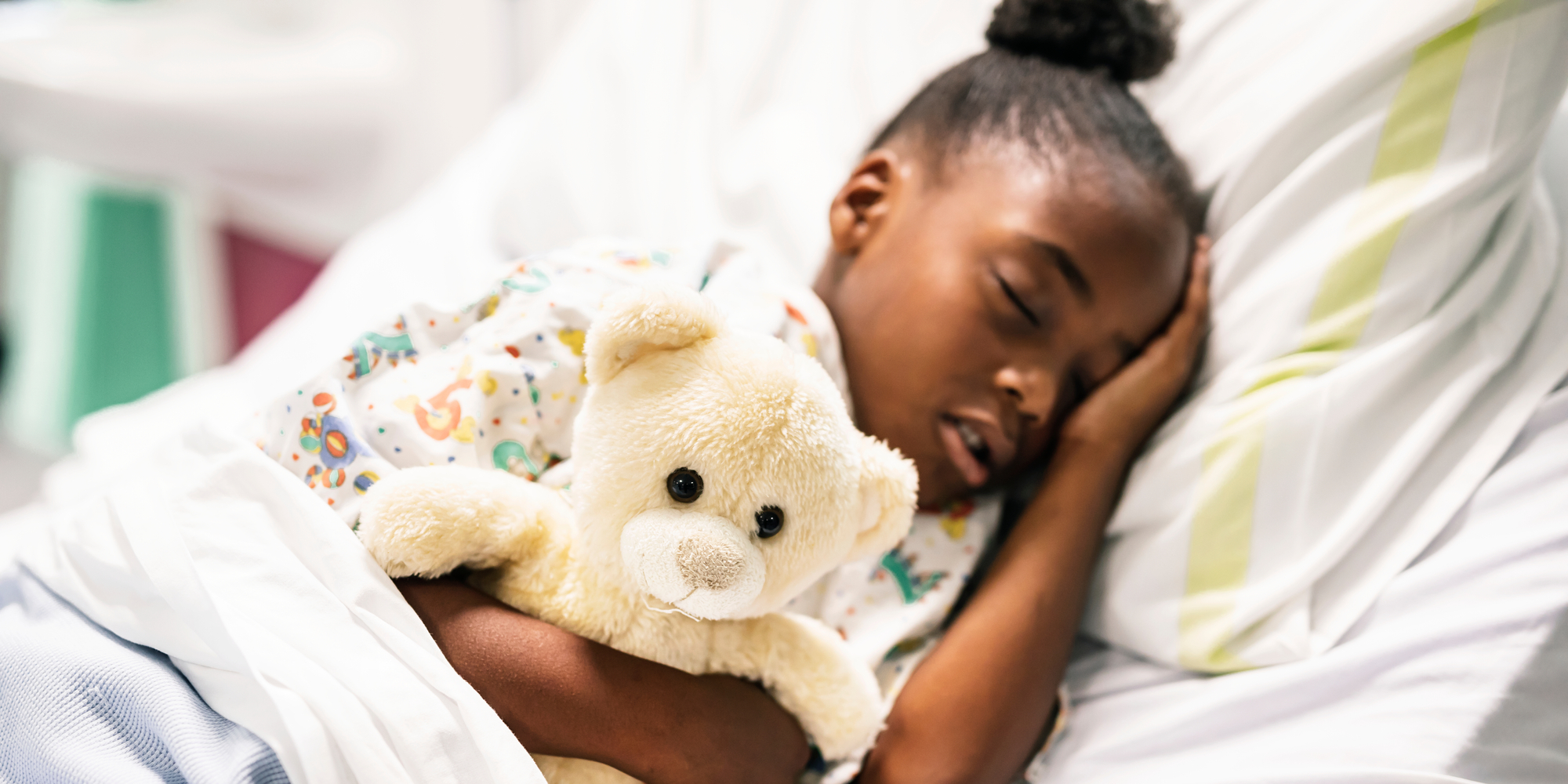 Child Sleeping with Bear