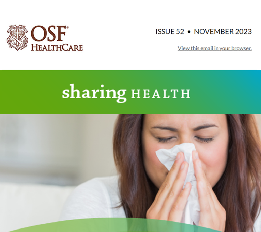 Sharing Health newsletter