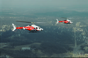 OSF EMS Life Flight Helicopters