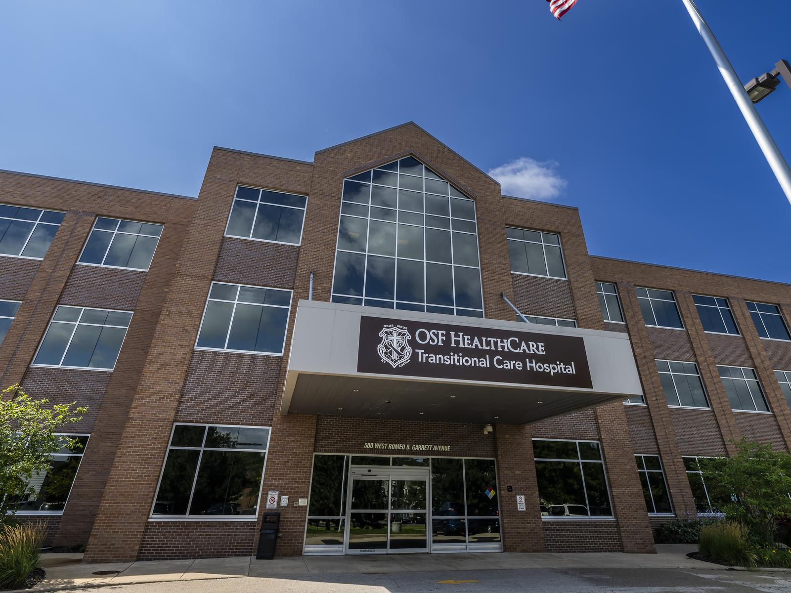 OSF Transitional Care Hospital Building Front