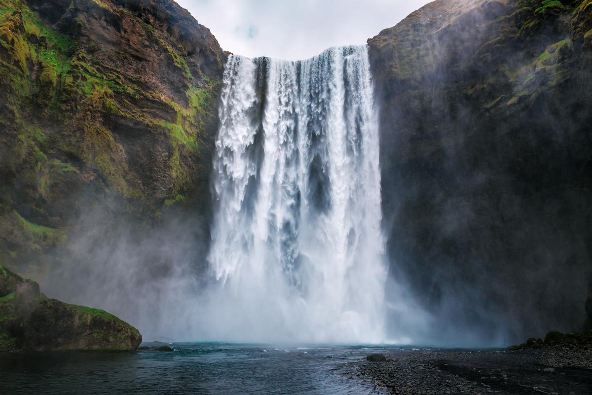 Waterfall Stress and Relaxation