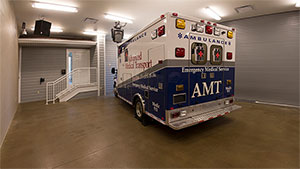 Ambulance in Regional Transport Center