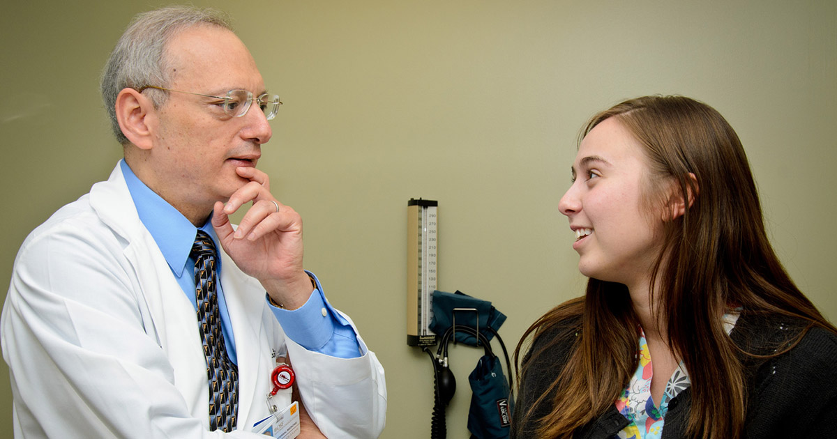Primary Care Physician with Patient